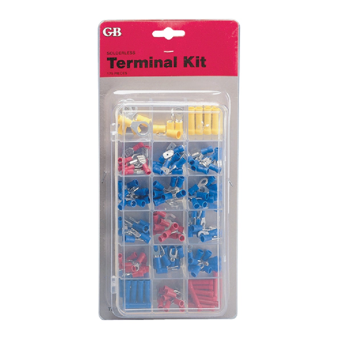 GARDNER BENDER TK-175 Solderless Electrical Terminal Kit, Assorted, 175-pcs