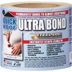 Item 100070, Quick Roof Ultra Bond with Steel-Loc Adhesive, permanently repairs: EPDM (