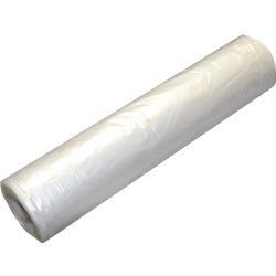 Item 100407, Grip-Rite clear string reinforced poly features woven reinforced bands with