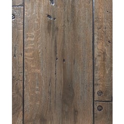 Item 100445, Wide plank woodgrain gives a bold and elegant look to any room.