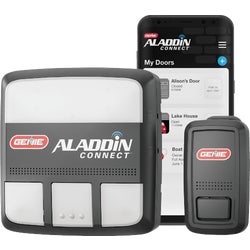 Item 100451, Genie Aladdin Connect Kit allows you to control and monitor the status of 