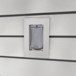 Item 101214, The split recessed J-Block mounting block has a patented hinge that allows 