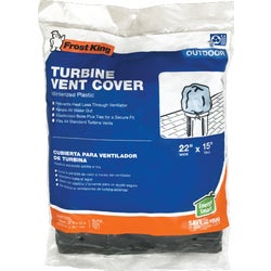 Item 101222, Frost King's winterized plastic turbine vent cover fits over your roof 