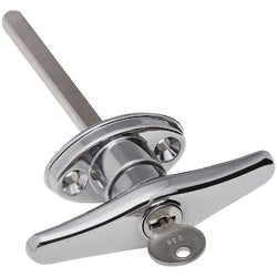Item 102178, Zinc diecast constructed handle features a 5/16 in. square shaft.