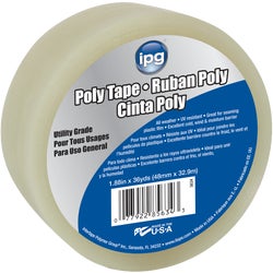 Item 102563, Heavy-duty, polyethylene coated cloth tape with an aggressive synthetic 