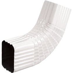 Item 103098, B-Style aluminum elbow is designed to move the rainwater along the side of 