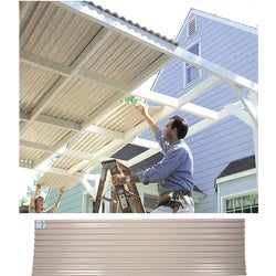 Item 103233, Heavy-duty, classic ribbed style panels that are 15 times stronger than 5 