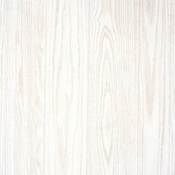 Item 103827, White woodgrain pattern on 1/8-inch tempered hardboard.