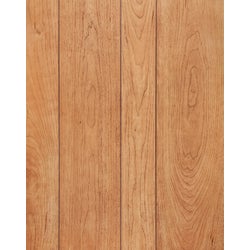 Item 104103, Fireside cherry wall paneling featuring rich color and realistic graining.