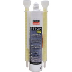 Item 106674, SET-3G is an epoxy-based anchoring adhesive with high design strength and 