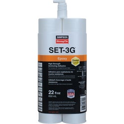 Item 107425, SET-3G is an epoxy-based anchoring adhesive with high design strength and 