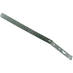 Item 107486, This embedded strap tie holdown has a high load capacity and a staggered 