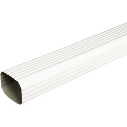 Item 107556, Aluminum downspout is used to control the movement of rainwater from the 