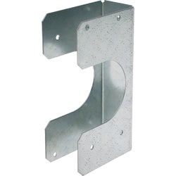 Item 107850, Simpson Strong-Tie stud shoes reinforce studs notched in construction.