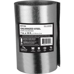 Item 109312, 30 gauge galvanized mill or brown roll valley flashing.