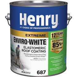 Item 109821, Enviro White Premium White Roof Coating is a premium, high-solids, white 