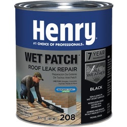 Item 109886, A premium compound for sealing roof leaks on wet surfaces.