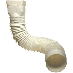 Item 119342, Flexible downspout extension is easy to install.