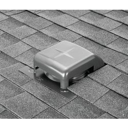 Item 120345, 40" low profile, compact slant back roof vent.