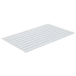 Item 121223, Corrugation: 2-2/3" x 9/16". 26" wide in 8', 10', and 12' lengths.