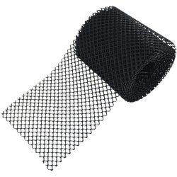 Item 121816, Frost King's plastic mesh gutter guard is made of durable, flexible plastic