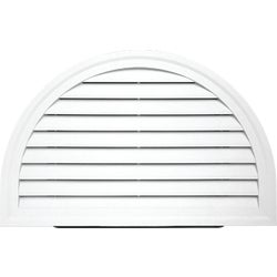 Item 122548, The half round gable vent is used to vent the attic.