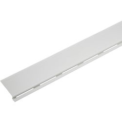 Item 124125, The gutter cover is designed with 2 flexible beads that bend to fit up to a