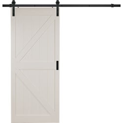 Item 160360, K-Style solid wood barn sliding door kit.