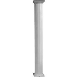Item 163457, Round fluted columns. Individually wrapped for protection.