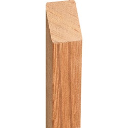 Item 180416, S4S cedar baluster. Tight knot baluster graded for appearance.