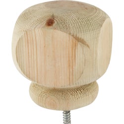 Item 180459, Pressure treated wood contemporary post top.