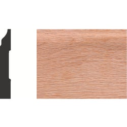Item 181307, Red oak hardwood sanded smooth and ready-to-finish with stain or paint.