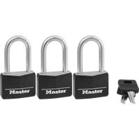 141TRILF Master Lock 1-9/16 In. Wide Covered Solid Body Padlock