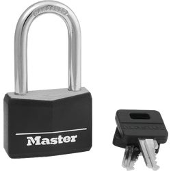 Item 200102, Covered solid body padlock features a 1-9/16 In. (40Mm.