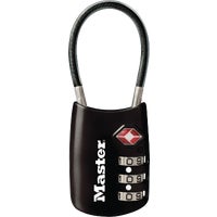 4688D Master Lock Numeric Combination Padlock with Flexible Cable (TSA-Accepted)