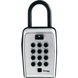 Item 200182, Convenient push button locking mechanism in familiar alpha/numeric 