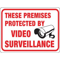 Item 200202, Video Surveillance sign. Bright colors.