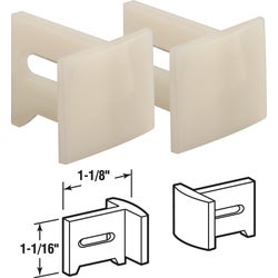 Item 200256, Adjustable guides used for aligning pocket doors.