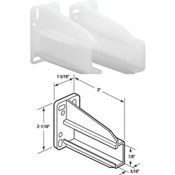 Item 200281, Support bracket for side mounted, steel ball bearing drawer glides mounts 