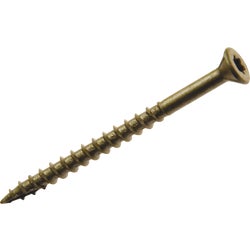 Item 200404, Gold exterior screw - 6-lobed, star drive provides quick bit engagement and