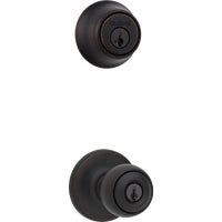 690P 11P CP K6 Kwikset Polo Entry Lockset And Single Cylinder Deadbolt