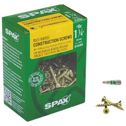 Item 201037, Flat head multi-material construction screws with T-Star Plus drive and 