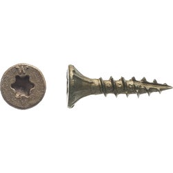 Item 201276, Bronze wood screw features: flat head with nibs, deep thread, hardened 