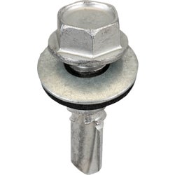 Item 201301, #14 x 7/8 In. Galvanized Lap screw. C1022 steel. 1,000 hour Dacro coating.
