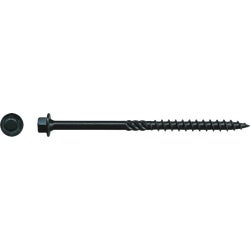 Item 201395, Black Log hex head screws are great for decks, framing, log homes, 