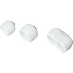Item 201626, Profile end caps, for use with profile shelving.