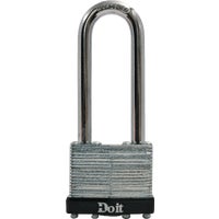 1803KALHDIB#0653 Do it 1-1/2 In. Laminated Steel Keyed Padlock With 2 In. Shackle Clearance