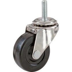 Item 203203, Soft rubber wheels give mobility to heavy loads on smooth hard surface and 