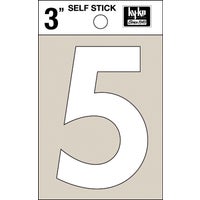 30505 Hy-Ko 3 In. White Self-Stick Numbers adhesive number