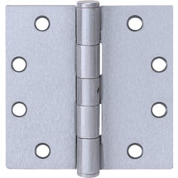 Item 204151, Heavy duty commercial square plain hinge with square corners is made from .